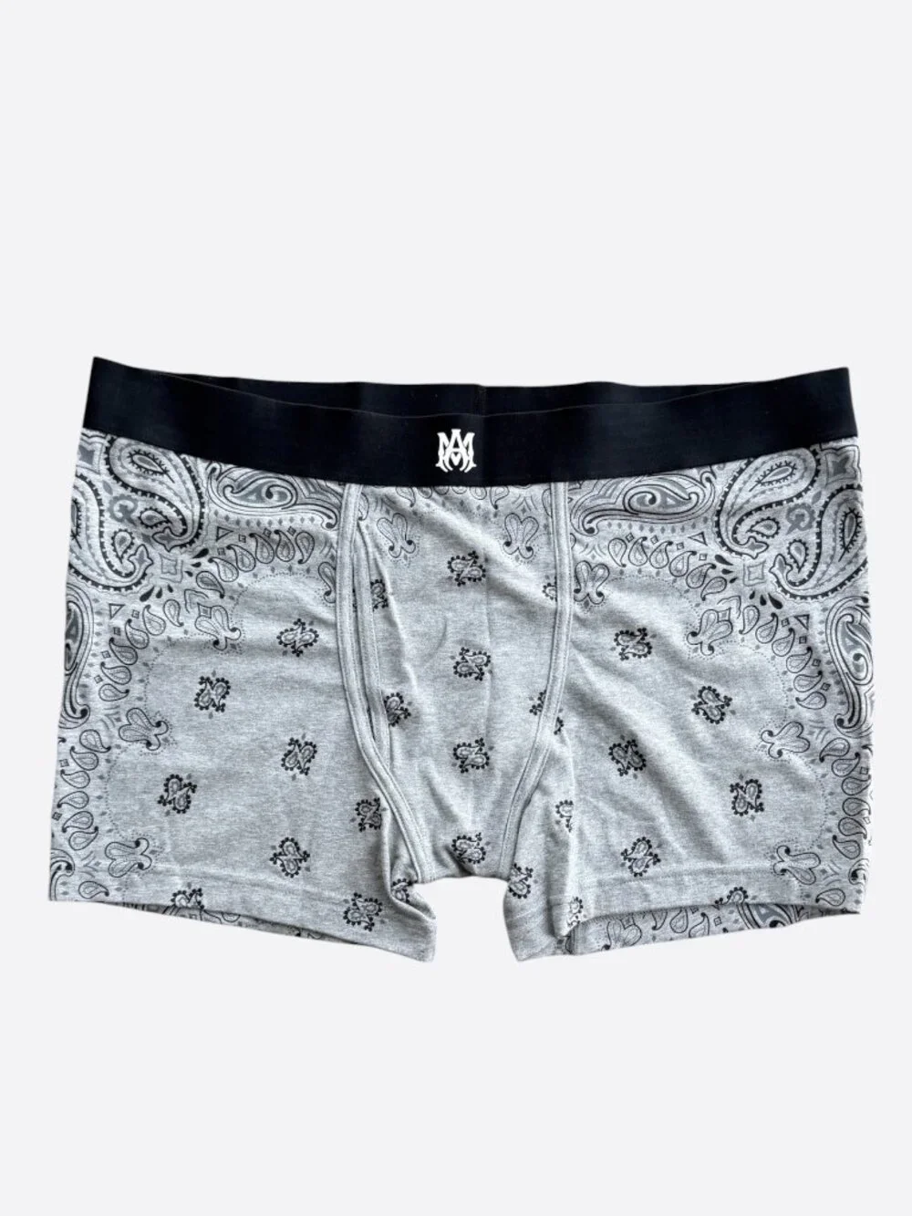 Amiri Grey & Black Bandana Jacquard Boxershorts